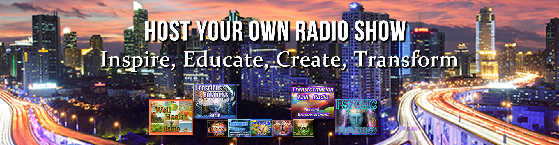 Host Your Show on Transformation Radio