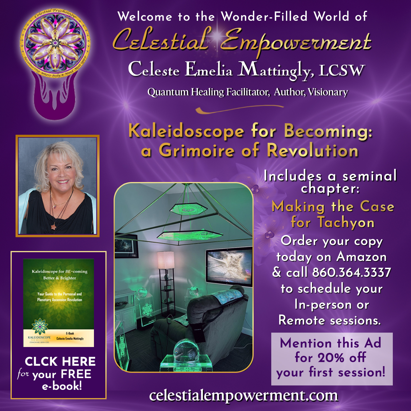 Discover Celestial Empowerment with Celeste Emelia Mattingly, LCSW